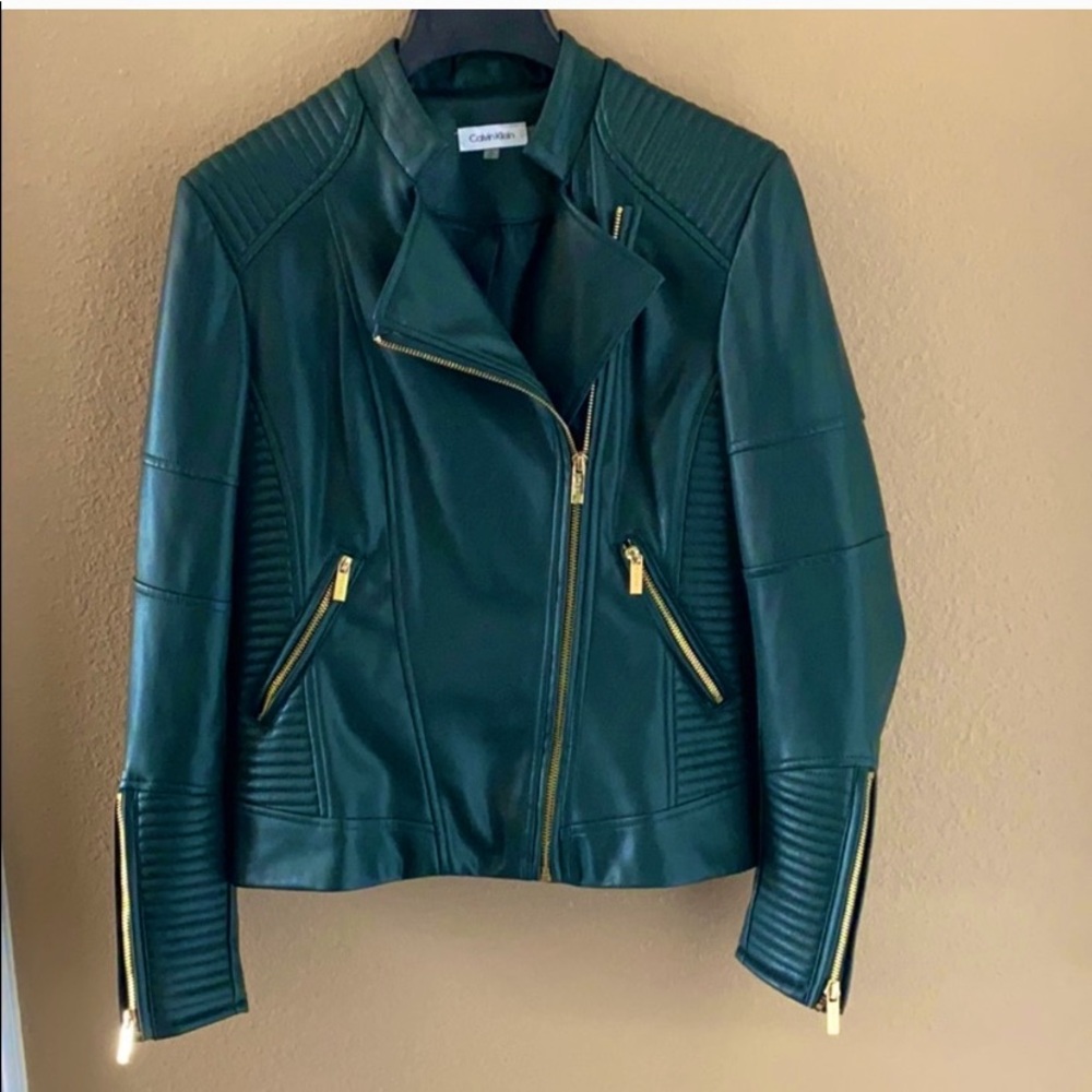 Calvin Klein leather jacket